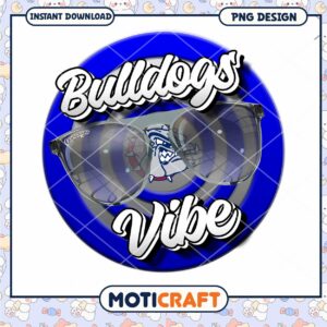 Bulldogs Vibe PNG Design for Instant Download Use