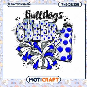 Bulldogs Cheer PNG Design