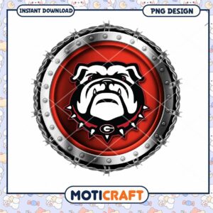 Bulldog Logo PNG Design for Instant Download Art