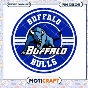 Buffalo Bulls Sports Team Logo PNG Instant Download Design