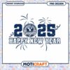 Brigham Young Cougars Happy New Year 2025 PNG Design