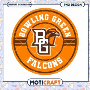 Bowling Green Falcons PNG Design for Instant Download