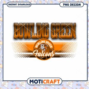 Bowling Green Falcons PNG Design Instant Download Art