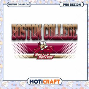 Boston College PNG Design Instant Download Graphic