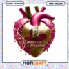 Boston College Heart Design PNG Download for Fans