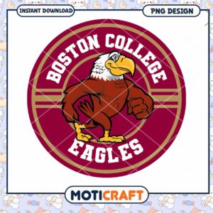 Boston College Eagles PNG Digital Download Design Image
