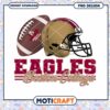 Boston College Eagles Football Helmet and Ball PNG Design 1 Boston College Eagles Football Helmet and Ball PNG Design
