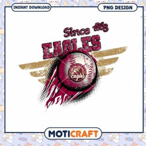 Boston College Eagles Baseball PNG Design Since 1863