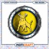 Bold Yellow Bull PNG Design for Instant Download 1 Bold Yellow Bull PNG Design for Instant Download