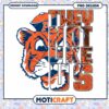 Bold Tiger Design They Not Like Us PNG Download