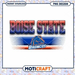 Boise State Broncos PNG Instant Download Design File
