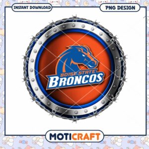 Boise State Broncos Logo PNG Instant Download Design