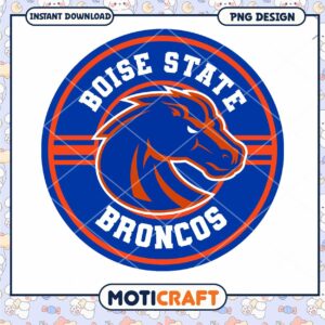 Boise State Broncos Logo PNG Digital Download Design