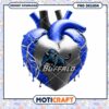 Blue Heart Graphic Design with Buffalo Logo PNG File 1 Blue Heart Graphic Design with Buffalo Logo PNG File