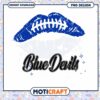 Blue Devils Football Kiss Lip PNG for Instant Download 1 Blue Devils Football Kiss Lip PNG for Instant Download