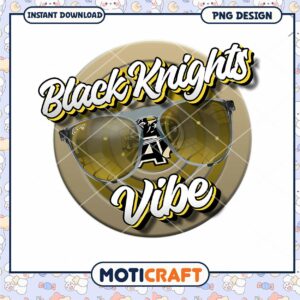 Black Knights Cool Sunglasses PNG Instant Download Design