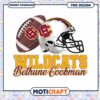 Bethune Cookman Wildcats Football PNG Design Instant Download