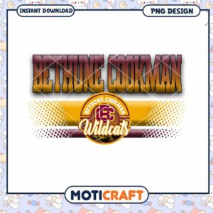 Bethune Cookman Wildcats PNG Design Instant Download
