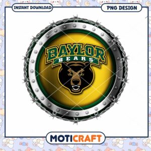Baylor Bears Logo PNG Design Instant Download Art