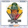 Baylor Bears Basketball PNG Design for Instant Download