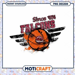 Basketball Design Since 1954 Falcons PNG Download