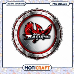 Ball State Eagles Logo PNG Graphic for Instant Download