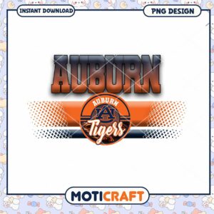Auburn Tigers Team Spirit PNG Design for Fans Download