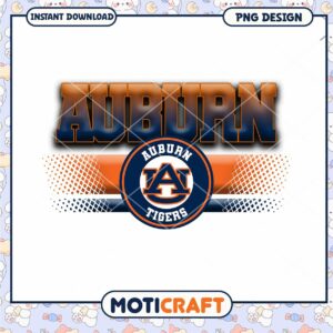 Auburn Tigers PNG Design Instant Download Graphic Art