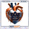 Auburn Heart Design PNG Instant Download for Fans 1 Auburn Heart Design PNG Instant Download for Fans