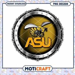 ASU Honey Bee Logo PNG Instant Download Design File