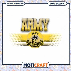 Army Black Knights PNG Design Instant Download Graphic