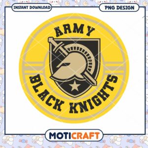 Army Black Knights PNG Design Download for Fans