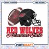 Arkansas State Red Wolves Football PNG Instant Download 2 Arkansas State Red Wolves Football PNG Instant Download