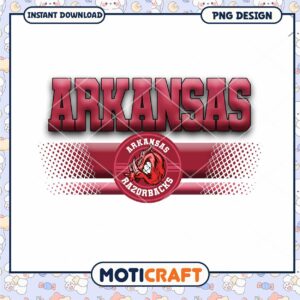 Arkansas Razorbacks PNG Design Instant Download Art