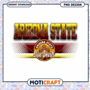 Arizona State Sun Devils PNG Design for Instant Download