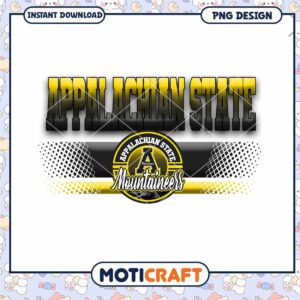 Appalachian State Mountaineers PNG Digital Download Design