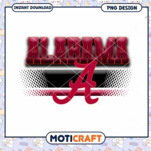 Alabama University Vintage Graphic PNG Download Design