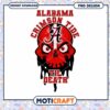 Alabama Crimson Tide Skull Design PNG Instant Download