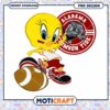 Alabama Crimson Tide Football Tweety Bird PNG Design 1 Alabama Crimson Tide Football Tweety Bird PNG Design