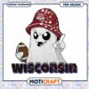 Wisconsin Ghost Football PNG Instant Download Design