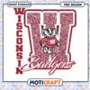 Wisconsin Badgers Glitter Logo PNG Instant Download Design