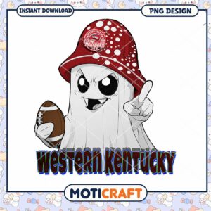 Western Kentucky Hilltoppers Ghost PNG Digital Download