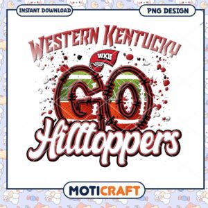 Western Kentucky Hilltoppers Go PNG Instant Download Art