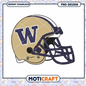 Washington Huskies Football Helmet PNG Design Download