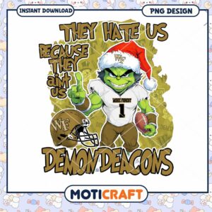 Wake Forest Demon Deacons PNG Design Instant Download