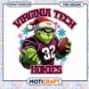 Virginia Tech Hokies Grinch Football PNG Design Download 1 Virginia Tech Hokies Grinch Football PNG Design Download