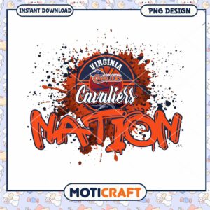 Virginia Cavaliers Nation PNG Graphic Design Download