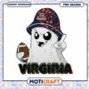 Virginia Cavaliers Ghost Football PNG Design Download