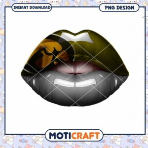 Vibrant Lips Art PNG Design for Instant Download