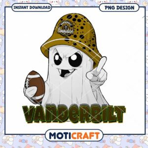 Vanderbilt Ghost PNG Design for Instant Download Fun